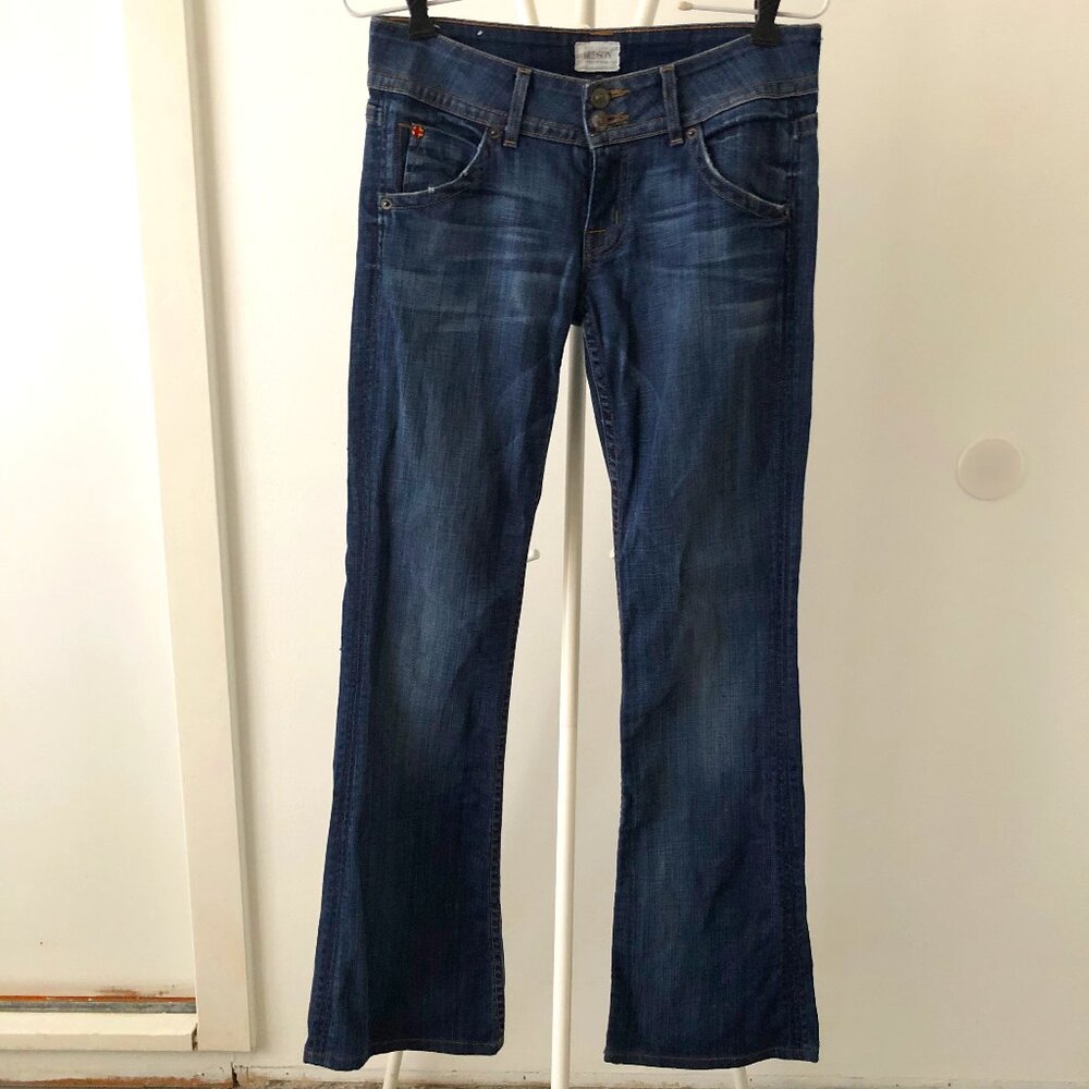 HUDSON JEANS WOMENS #W170DHA SIGNATURE BOOTCUT STRETCH BOHO FESTIVAL SIZE 26